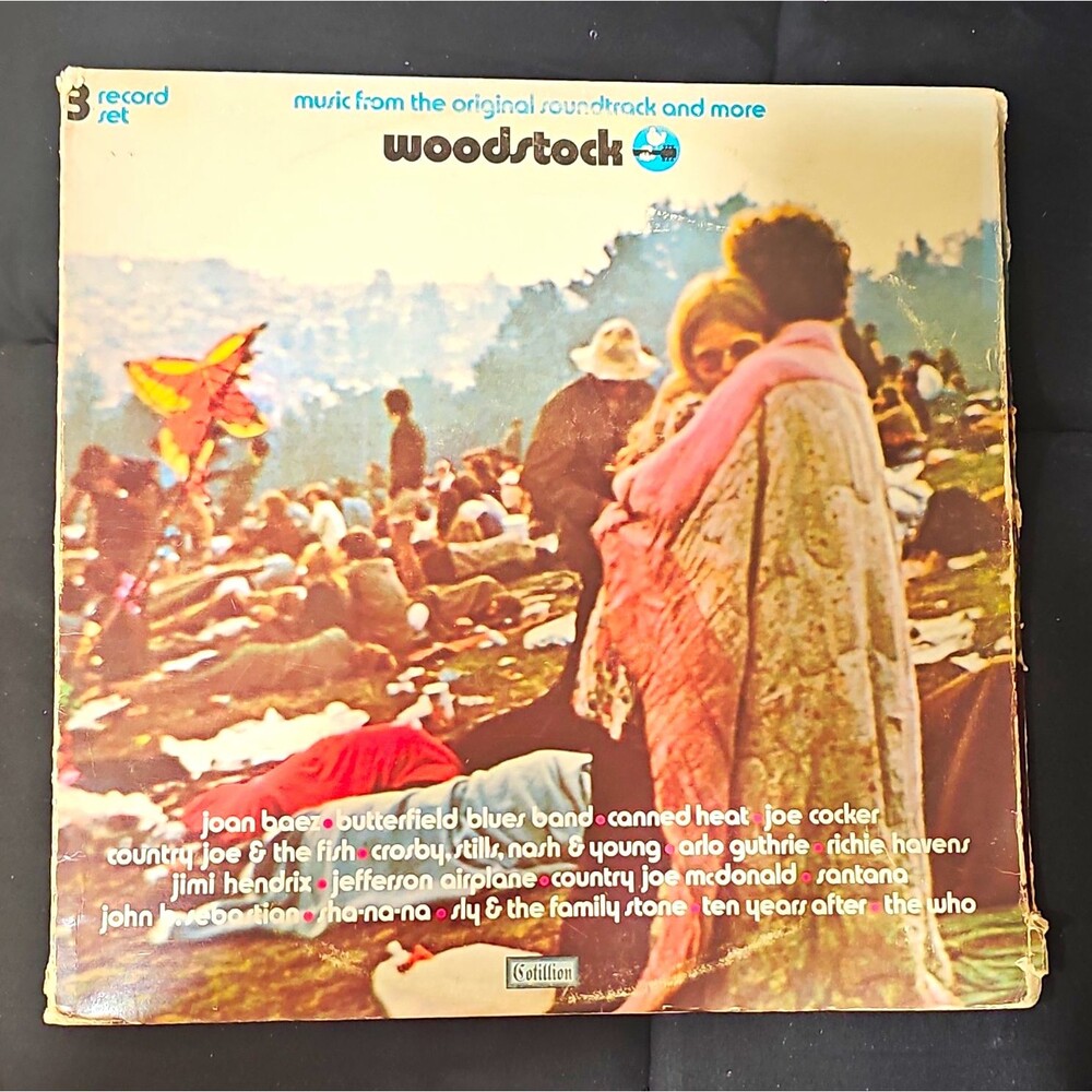 Original Woodstock Soundtrack Vinyl Record - ONLY COMES WITH SIDE 2 & 5